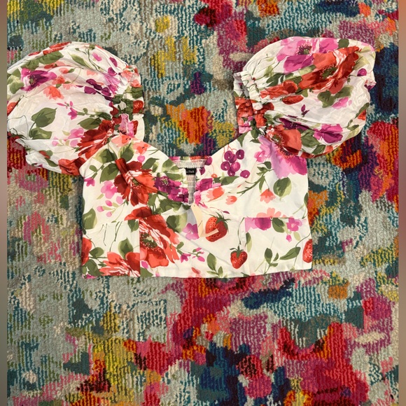 Abercrombie Cropped Blouse - Picture 1 of 4